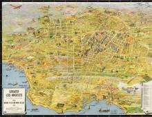 Лос-Анджелес на карте США — подробная карта всех районов и достопримечательностей города Ангелов